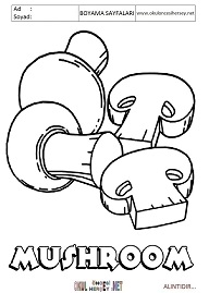 ingilizce boyama sayfaları